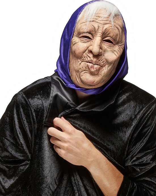 Foto: Vegaoo masker oude dame voor volwassenen