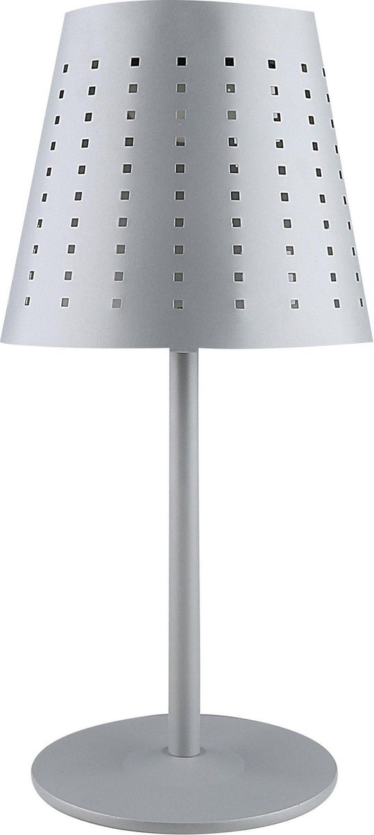 PR Home - Zonnecel Tafellamp Alvar Grijs 48 cm