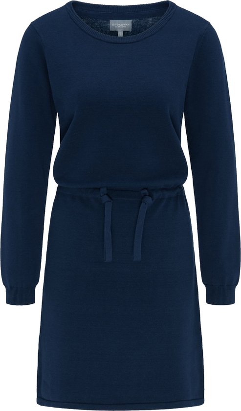 Broadway Nyc Fashion gebreide jurk solange Blauw m bol
