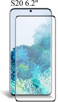 Samsung Galaxy S20 full cover Glass Screen protector - Zwart