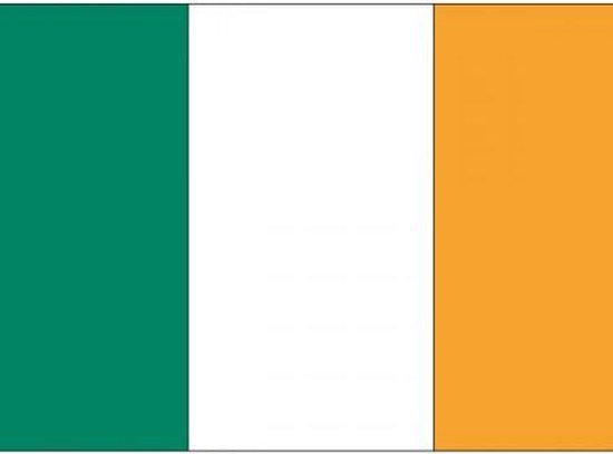 AZ FLAG - Ireland Table Flag 4'' x 6'' - Irish Office Flag 100% Polyester 15 x 10 cm - Mini Desk Flag with 10'' Pole and Black Plastic Base