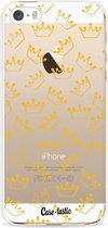 Casetastic Apple iPhone 5 / iPhone 5S / iPhone SE Hoesje - Softcover Hoesje met Design - The Crown Print