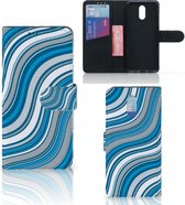 Nokia 2.3 Telefoon Hoesje Waves Blue