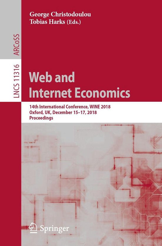 Springer Nature Proceedings Computer Science - Web and Inter ... - cover