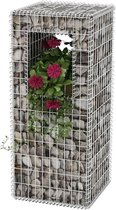 Schanskorf paal/plantenbak 50x50x120 cm staal
