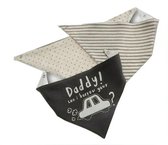 Gamberritos Slabbetjes Daddy 3 Stuks Multicolor