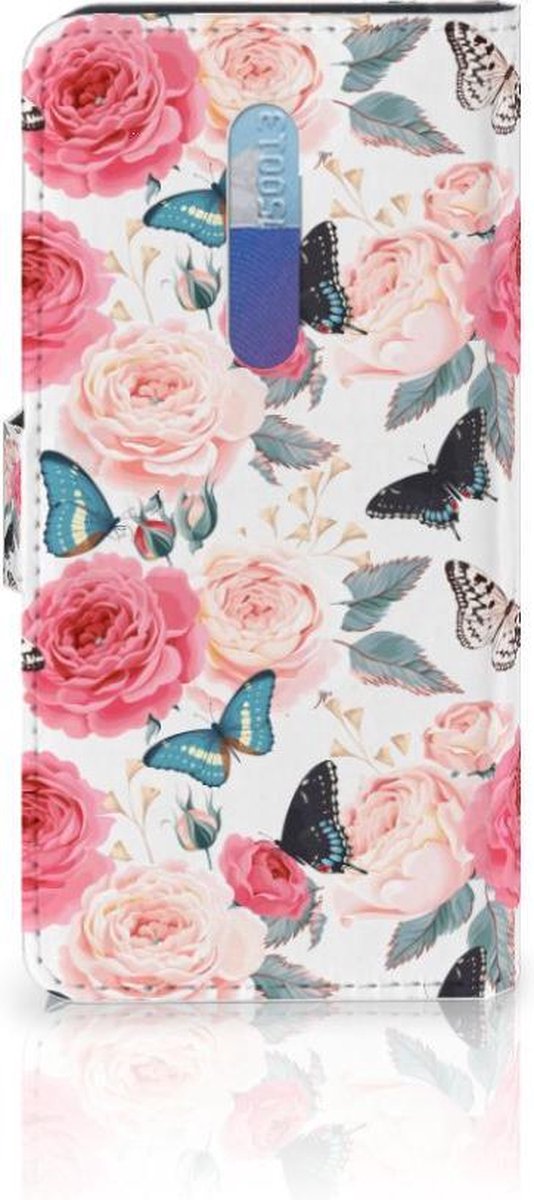 Xiaomi Redmi K20 Pro Hoesje Butterfly Roses