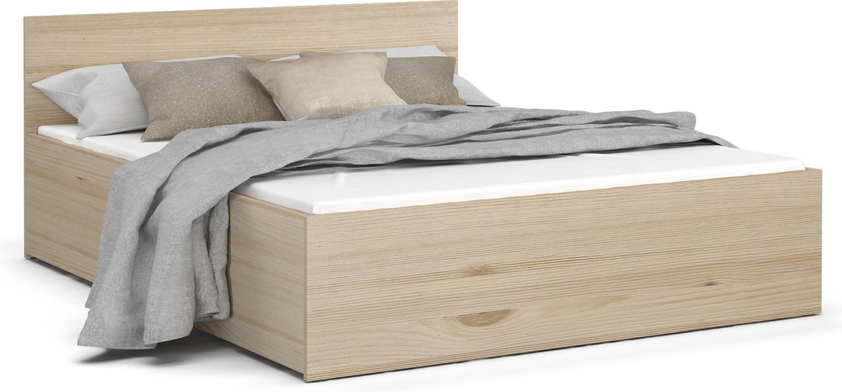 1 persoons bed 90x200 cm - Pijnboom - zonder matras - opklapbare bodem -  schoonmaak... | bol.com