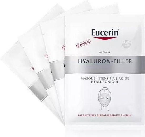 Hyaluron-filler Hyaluronzuur Intensief Masker Anti-rimpel 4stuks