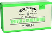 Scottish Fine Soaps Men\'s grooming Vetiver & Sandalwood Cleansing Bar Zeep 220gr