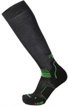 Medium weight Oxi-jet compression long running socks S Zwart/Groen