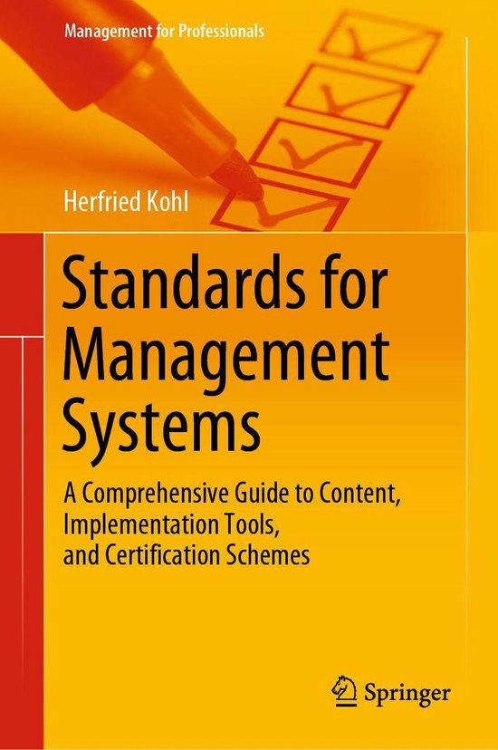 Management for Professionals - Standards for Management Syst ... - cover