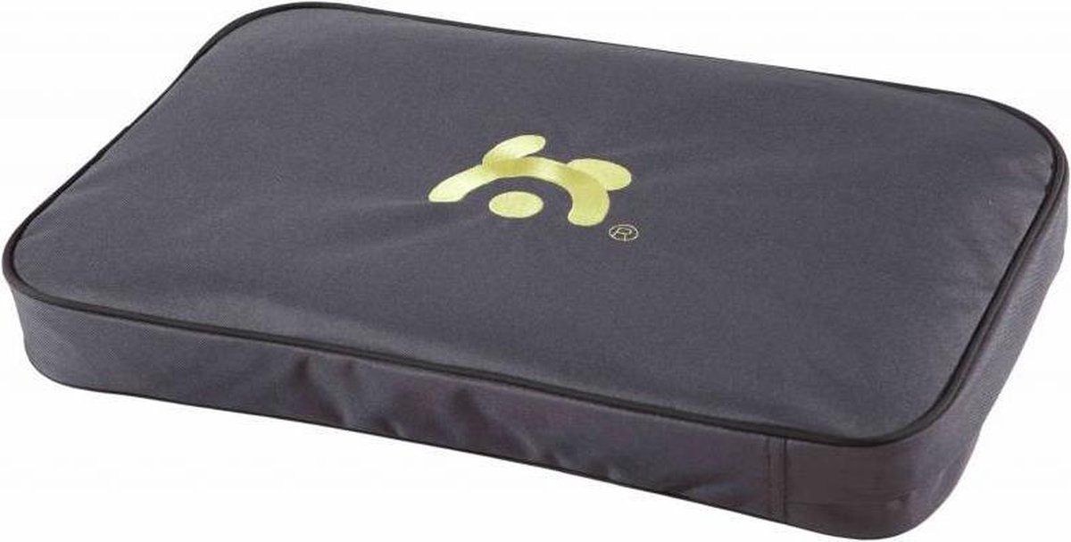 Maelson Lounge Mat – Waterafstotend en dik hondenmatras voor in bench – Slijtvast met wasbare buitenhoes – Comfortabel – Zwart – XXS / XS / S / M / L / XL / XXL – 52 XXS