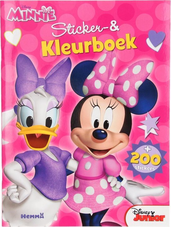 Disney's Minnie Mouse Sticker- en Kleurboek