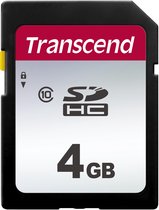 Transcend 300S - Flashgeheugenkaart - 4 GB - Class 10 - SDHC