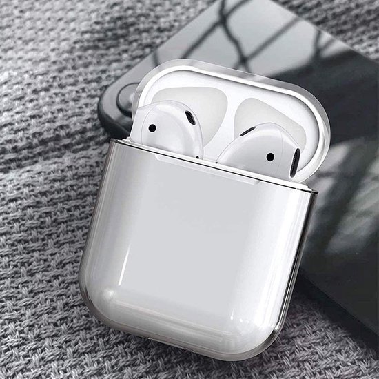 Apple AirPods Hoesje Hard Plastic Case Volledig Transparant - Merkloos