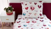 Beddinghouse Kids Sweet Love - Dekbedovertrek - Katoen - 100x135 cm - Roze