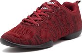 Anna Kern Suny Danssneakers 135-bold - Dames Sport Sneakers - Salsa, Stijldansen - Rood - Maat 40