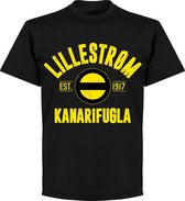 Lillestrom SK Established T-shirt - Zwart - 3XL