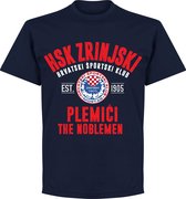 HSK Zrinjski Established T-shirt - Navy - L