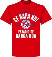 CF Rapa Nui Established T-shirt - Rood - XL