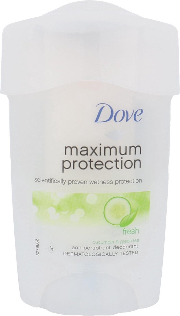 Goedkoopste Dove Women Maximum Protection Cucumber - 45 ml - Deodorant Stick