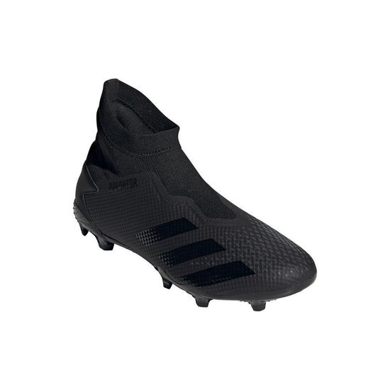 adidas Predator 20.3 Laceless FG  Sportschoenen - Maat 43 1/3 - Mannen - zwart - adidas