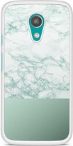 Motorola Moto G 2014 hoesje - Minty marble