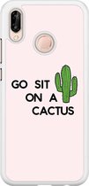 Huawei P20 Lite hoesje - Go sit on a cactus