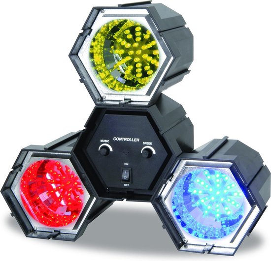 3-Kanaals LED Lichtorgel - Lichteffect | bol.com