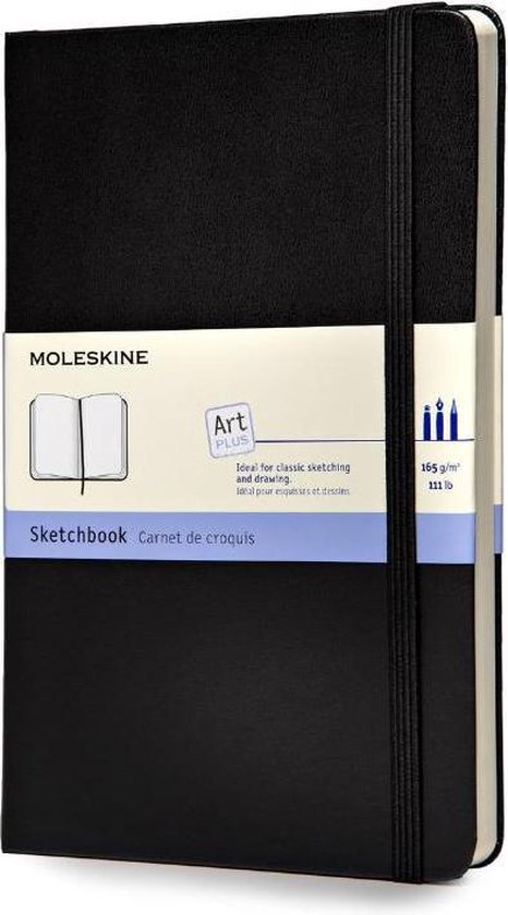 Moleskine Art Schetsboek - Large - Hardcover - Zwart - Moleskine