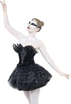 Zwarte zwaan ballerina dames kostuum - maat L