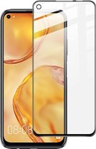 Huawei P40 Lite - Full-Cover Tempered Glass - Zwart