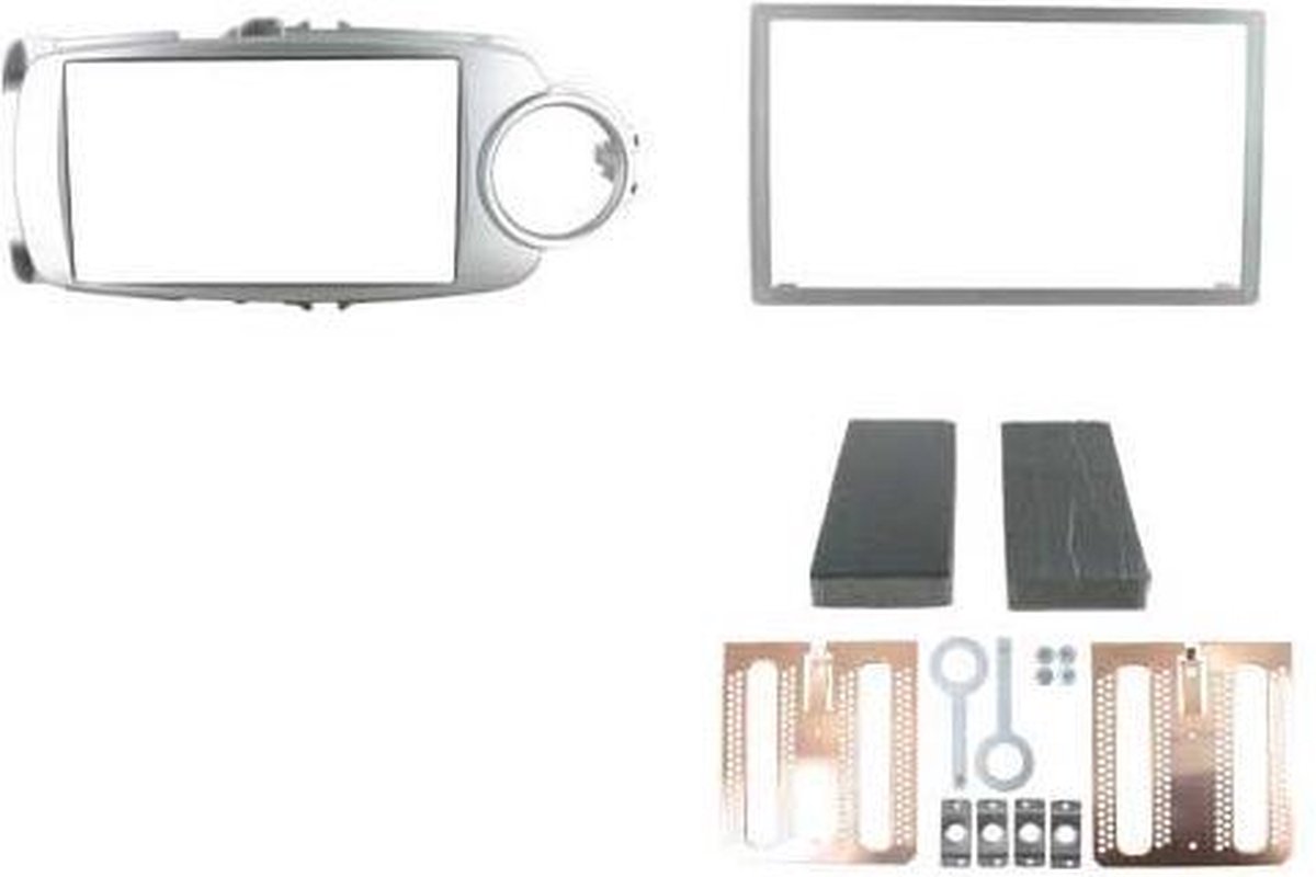 2-DIN TOYOTA YARIS 2011 --> zilver