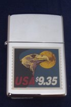 Aansteker Zippo United States Postal Service Stamp Eagle