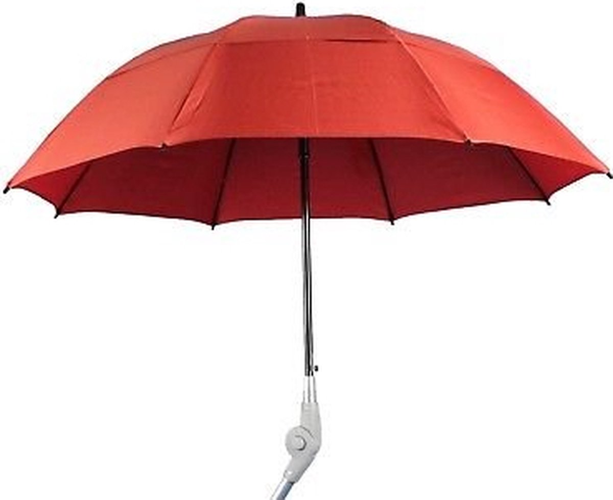 Paraplu voor rollator- rood