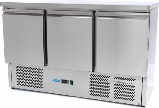Maxima Koelwerkbank 137 cm 3 Deuren