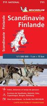 Nationale kaarten Michelin - Michelin Wegenkaart 711 Scandinavië-Finland