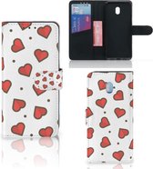 Flip Housse Étui Xiaomi Redmi 8A Coque Cœurs Cadeaux Saint Valentin