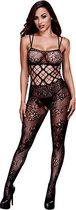 Baci - Racerback Crotchless Lace Bodystocking One Size