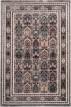 Klassiek laagpolig vloerkleed Isfahan - Rood - 200x290 cm