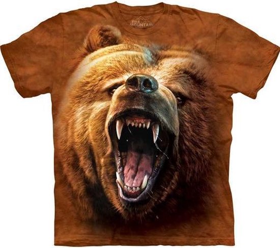 The Mountain KIDS T-shirt Grizzly Growl T-shirt unisexe XL