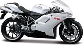 Maisto DUCATI 848 wit schaalmodel 1:18