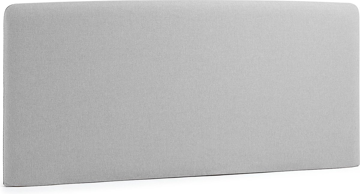 Kave Home Dyla hoofdbord met afneembare hoes in grijs voor bedden van 160 cm