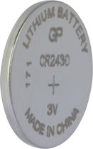 Knoopcel batterij GP CR2430 (doosje 10x 1stuk)