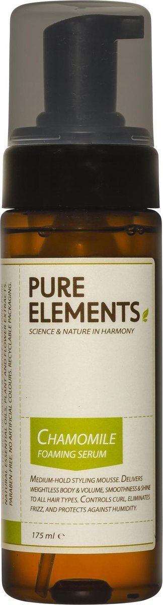 Pure Elements Chamomile Foaming Serum 175ml | natuurlijke haarmousse