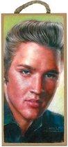 Houten decoratiebord, Elvis