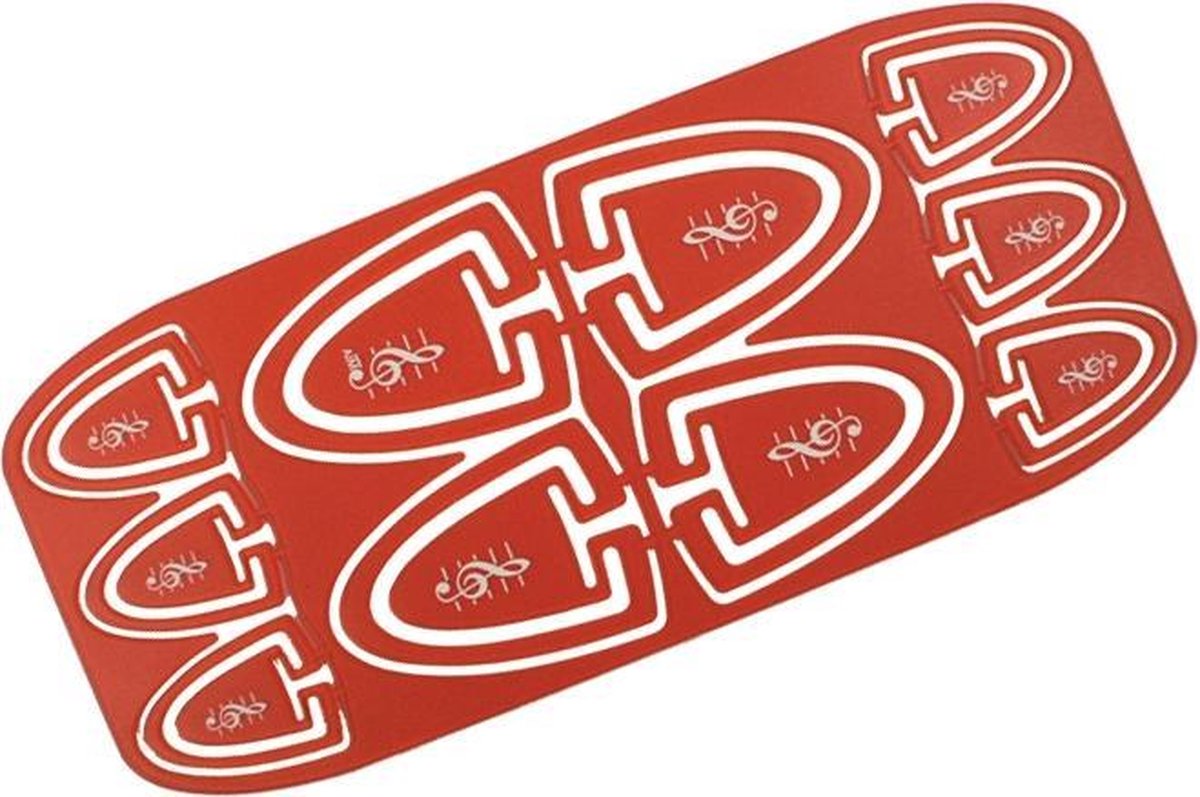 Break-Away-Clips Vioolsleutel Rood