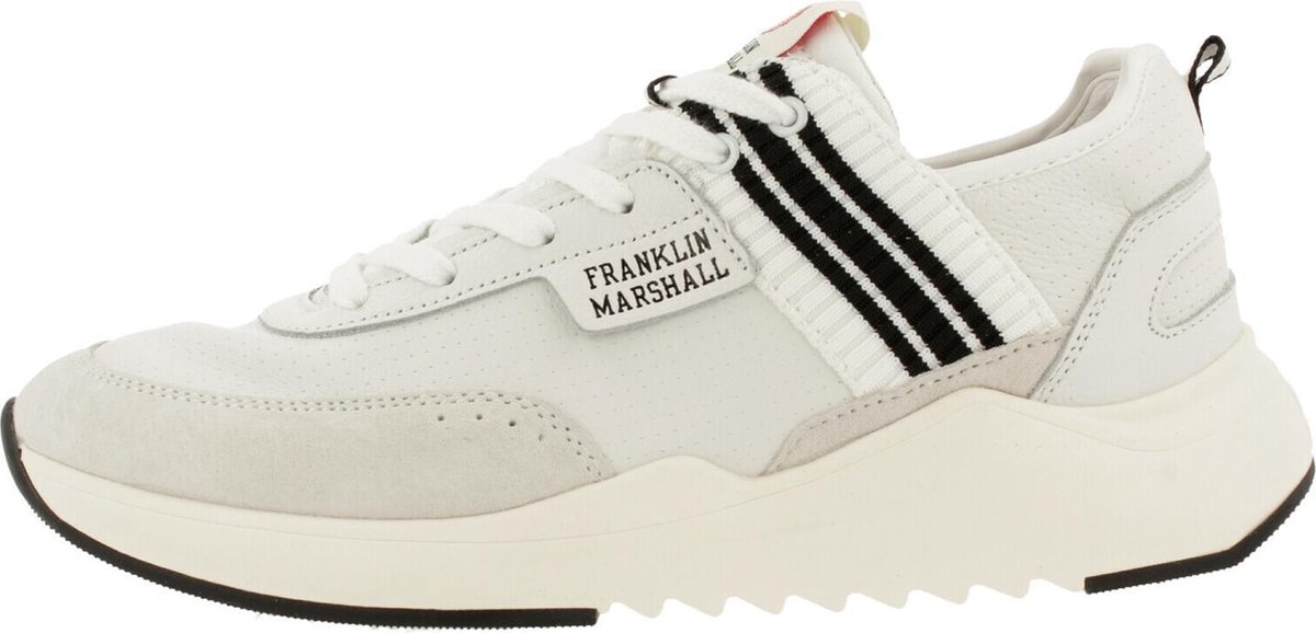 Franklin & Marshall - Sneaker - Men - Wht-Blk - 42 - Sneakers