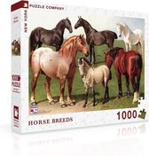 New York Puzzle Company Horse Breeds - 1000 pieces